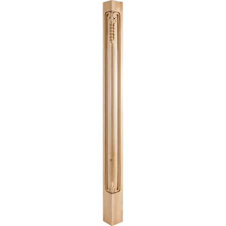 Hardware Resources 2-3/4" Wx2-3/4"Dx42"H Rubberwood Grape Corner Post CP-2-42RW